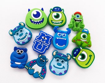 Monsters University-Inspired Croc Charms Jibbitz: Unleash Your Inner Monster with Stylish School Spirit Accessories!