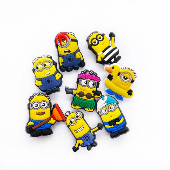 Minions Movie Croc Charms Jibbitz Set for Clogs Adorable Shoe