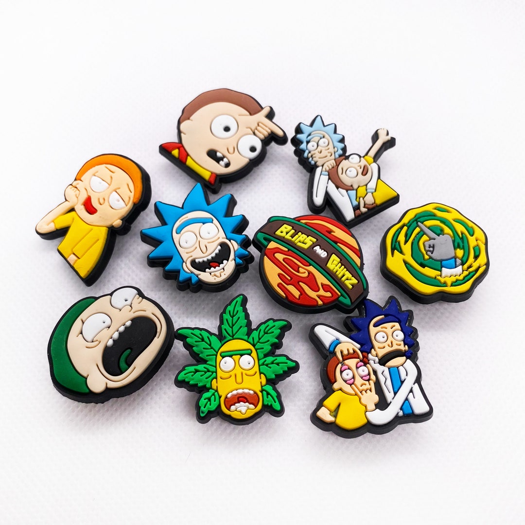 Rick and Morty Croc Charms Jibbitz Set Explore Dimensional Etsy UK