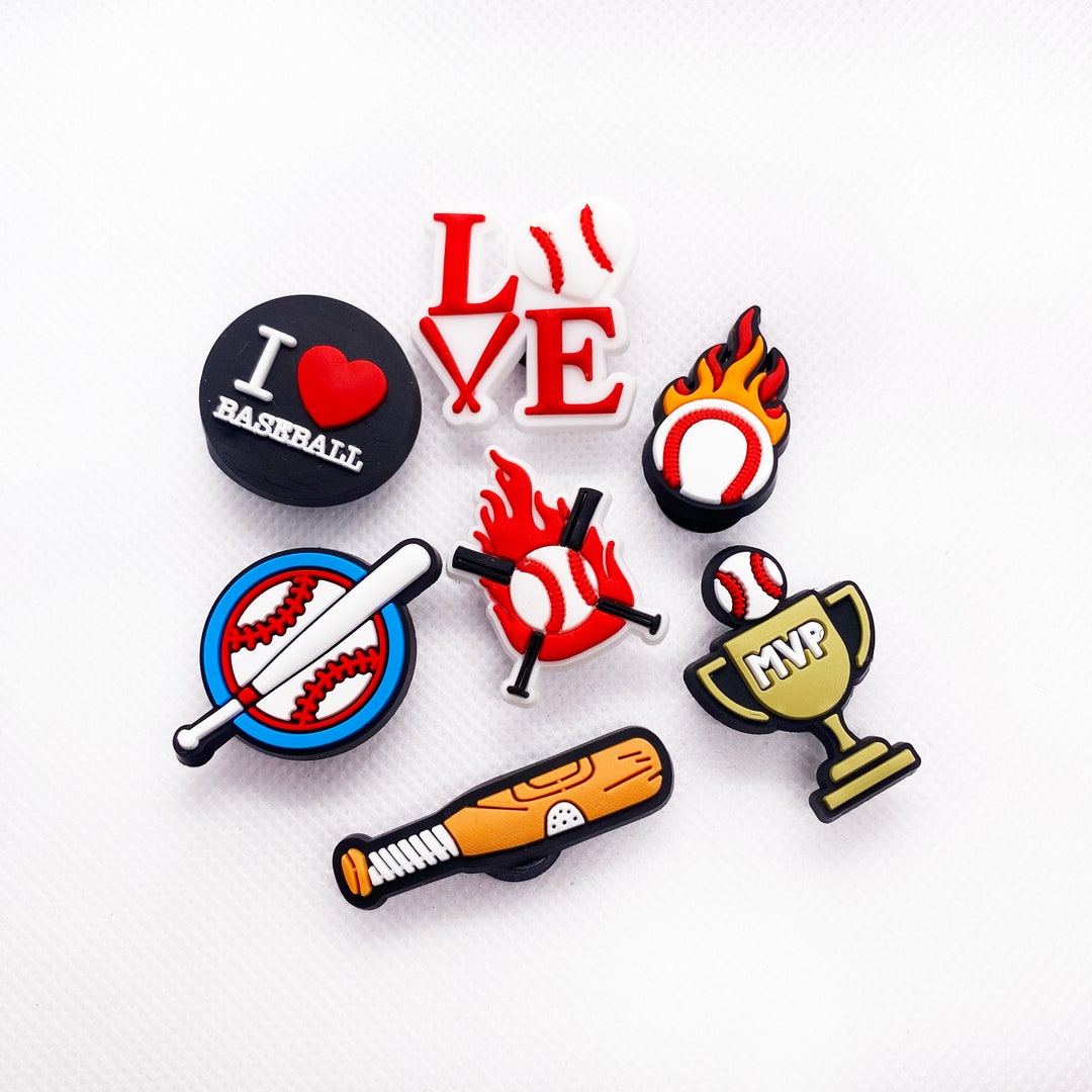 Baseball Game Croc Charms, Jibbitz, Clogs Set Hit a Home Run With