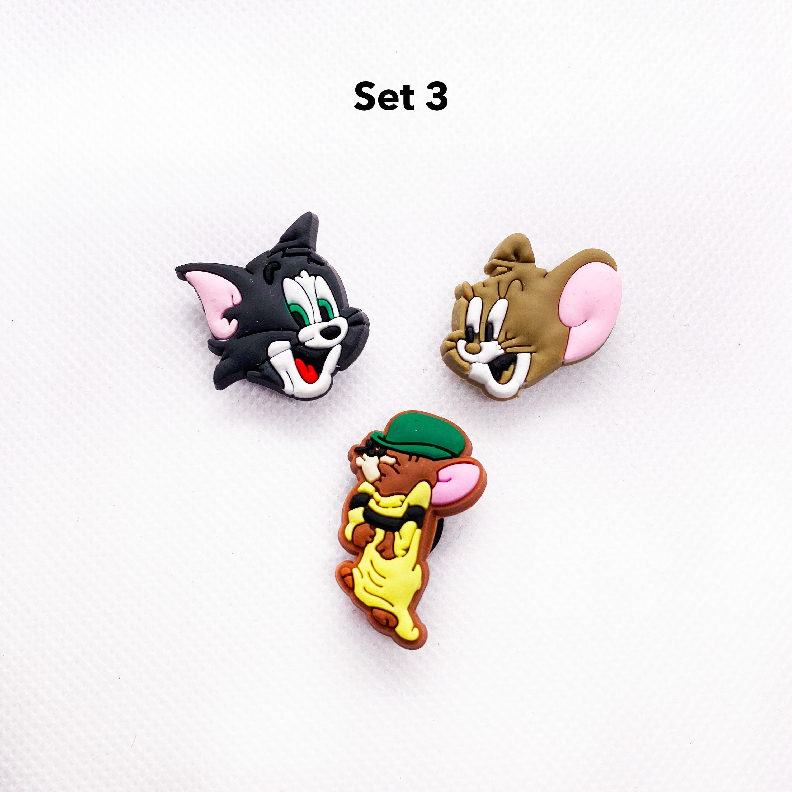Tom and Jerry Croc Charms Set Cartoon Jibbitz for Clogs Etsy