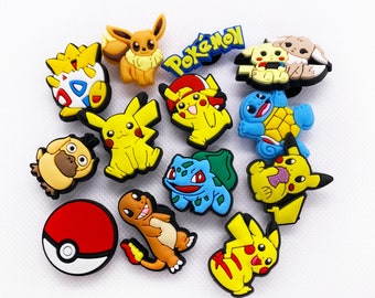 Pokemon Anime Croc Charms Jibbitz Set for Clogs | Shoes Accessories | Trending Pokemon Charms for Clogs | Fashionable Jibbitz pack