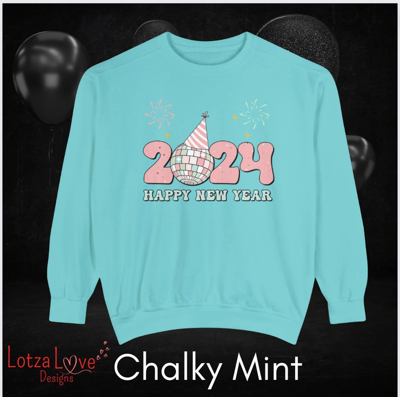 Retro 2024 New Years2024 Sweatshirthappy New Year Sweatshirtnew Year