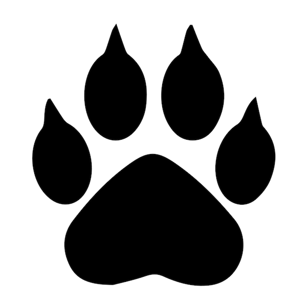 Tiger Paw SVG Instant Download SVG, PNG, Jpg digital download