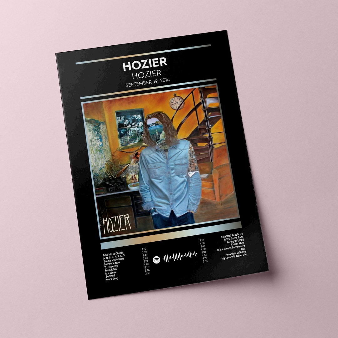 Hozier Poster Hozier Poster Hozier Album Cover Prints Custom Etsy