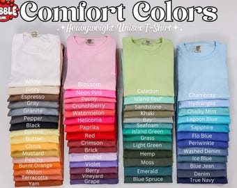 Comfort Colors® Blank Shirt, Comfort Colors Tee, Blank T-Shirt, Comfort Colors T-Shirt, 1717, Boho Shirt, Blank Comfort Colors 1717 Shirt