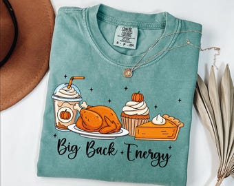 Comfort Colors® Cute Thanksgiving Shirt: Thanksgiving Family Dinner Thankful T-Shirt