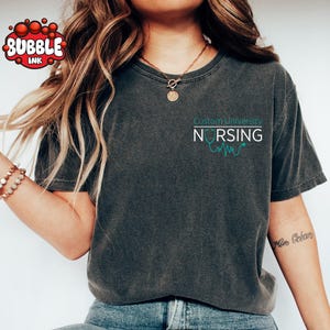 Comfort Colors Custom Nursing Shirt, Personalized Nursing Tee, Nurse Pocket Shirt, Nurse Life Shirt, Nurse, Nursing Student Gifts