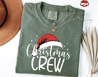 Camisa navideña Comfort Colors®, camisa navideña familiar, camisa navideña para fiesta, regalo navideño para mujer, camisa navideña, camisa de invierno