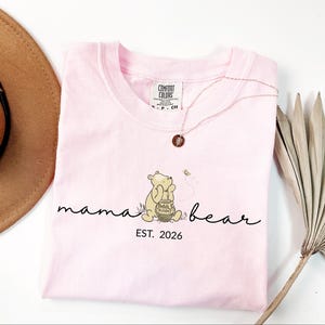 Comfort Colors® Custom Mama Bear Shirt, Personalized Mama Shirt, Mama Shirt, Gift for Mom, Gift for Grandma, Mothers Day Shirt, New Mom Tee image 5