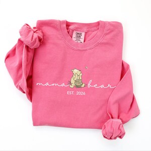 Comfort Colors® Custom Mama Bear Shirt, Personalized Mama Shirt, Mama Shirt, Gift for Mom, Gift for Grandma, Mothers Day Shirt, New Mom Tee image 12