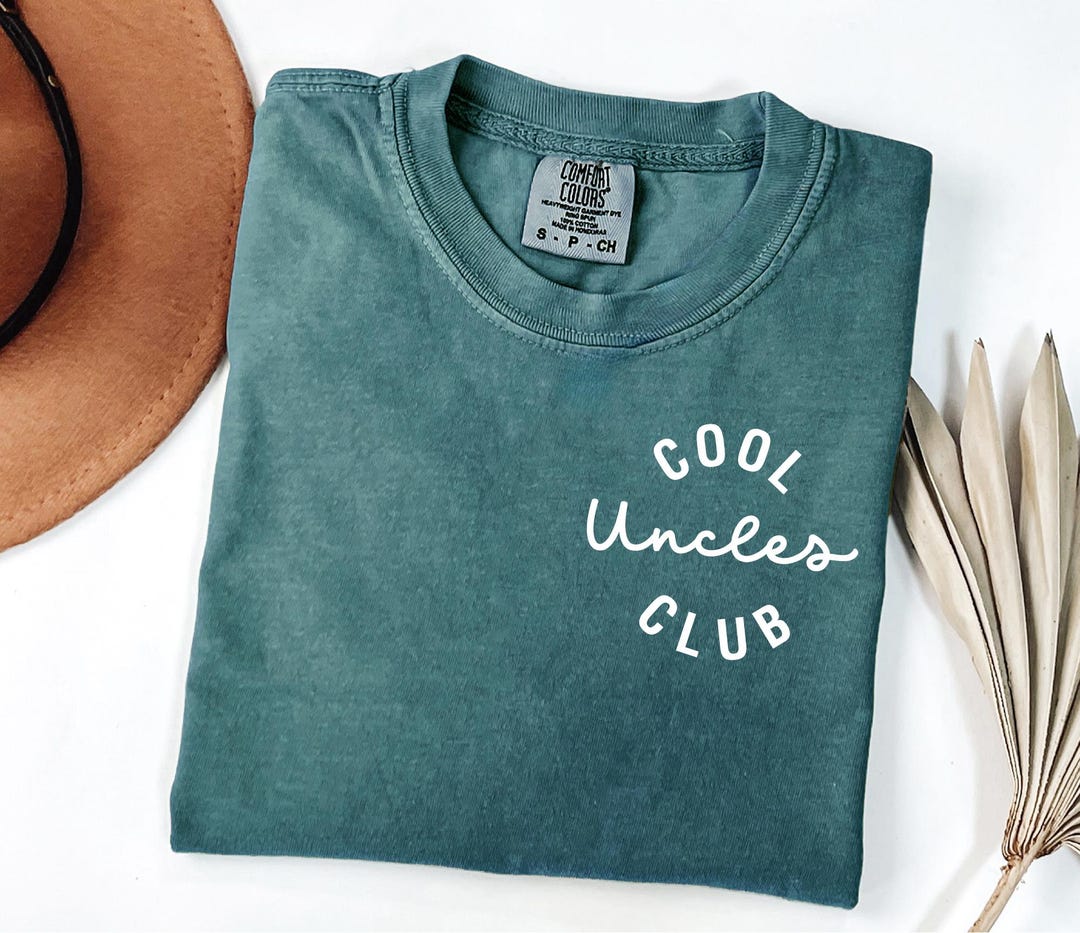 Comfort Colors® Cool Uncles Club Shirt, Retro Uncles Shirt, Uncle ...