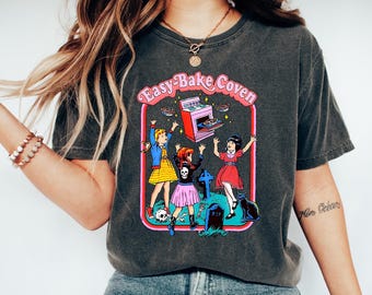 Camisa retro de Halloween Comfort Colors®, ideal para hornear en Halloween, regalo de Halloween para maestros, camisa retro de Halloween de los 90, camisa de otoño, temporada espeluznante