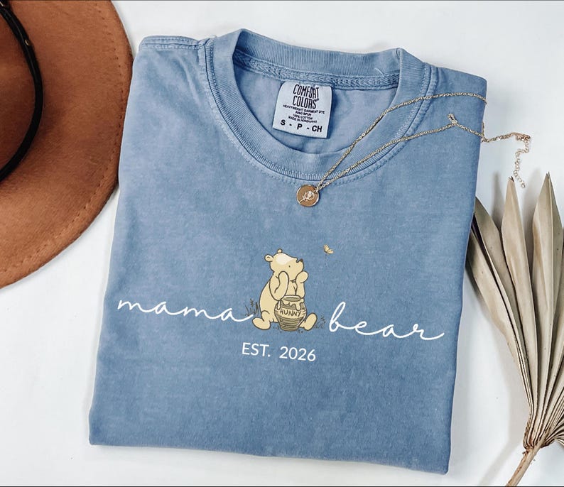 Comfort Colors® Custom Mama Bear Shirt, Personalized Mama Shirt, Mama Shirt, Gift for Mom, Gift for Grandma, Mothers Day Shirt, New Mom Tee image 10