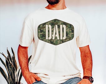 Comfort Colors® Retro Dad Shirt, Cool Dad Tee, Fathers Day Gift