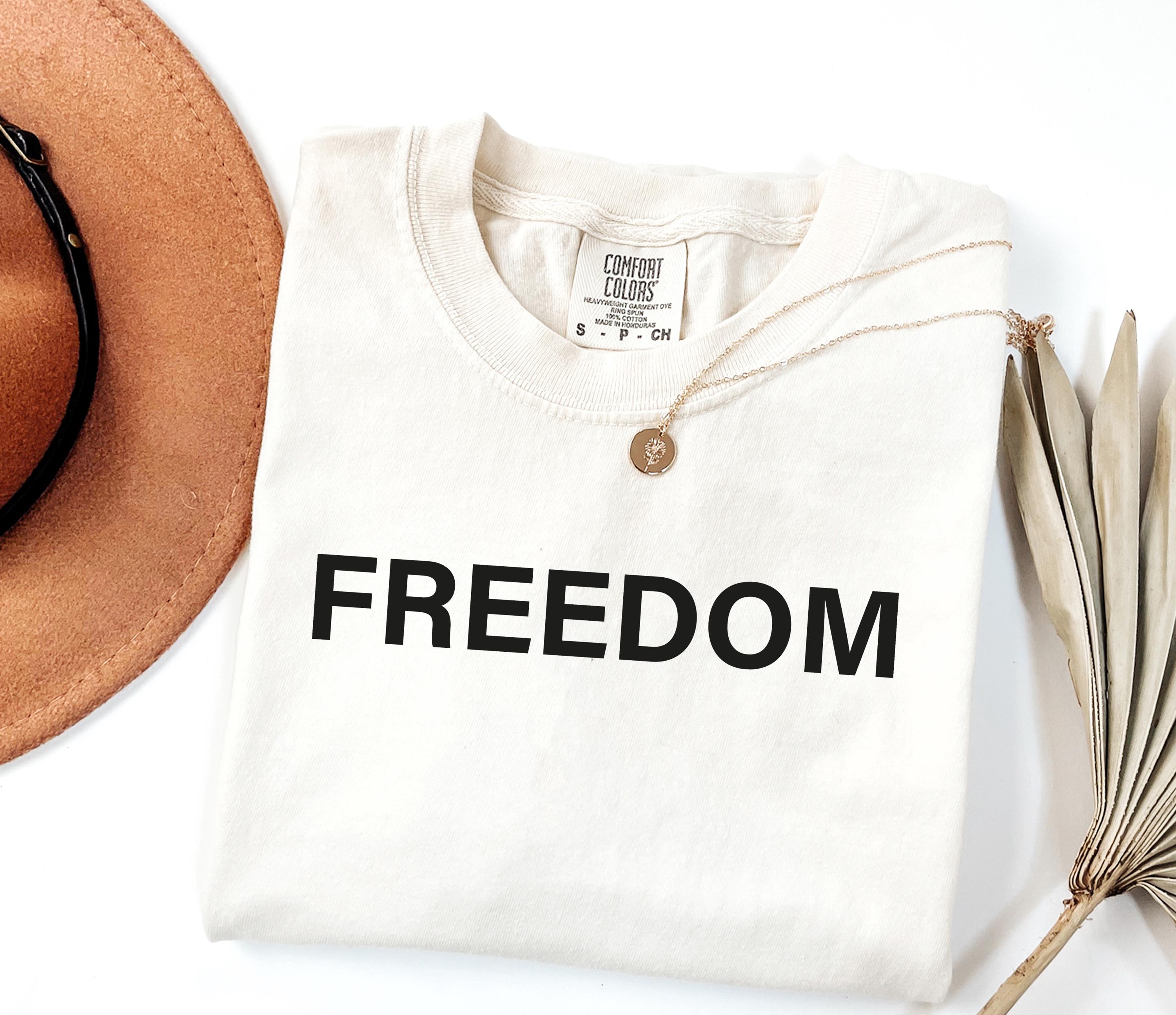Comfort Colors® Charlie Kirk Freedom Shirt : Freedom Shirt, Justice For Charlie Shirt image 2