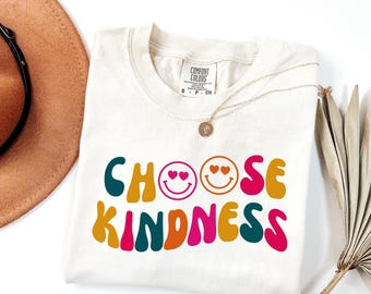 Comfort Colors® Cute Teacher Shirt, Choose Kindness Shirt, Elementary Teacher Gift,  Be Kind Shirt, Team Teacher Shirt, Kindness Shirt