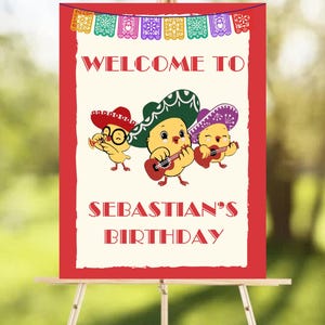 Cartel de cumpleaños de Canticos