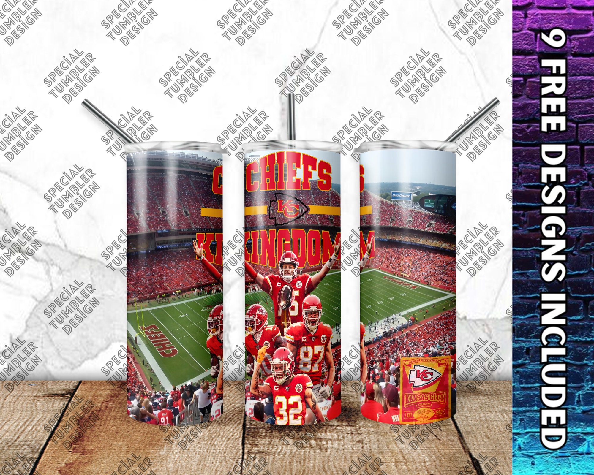 Chiefs All Day Everyday Tumbler – Our Labor of Love LLC