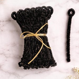 Pre Made Loc Curlers for Sisterlocks Microlocs Dreadlocks No Prep Pipe Cleaner Curlers Heatless Curling Tool for Locs