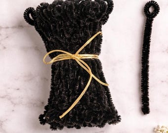 Pre Made Loc Curlers for Sisterlocks Microlocs Dreadlocks No Prep Pipe Cleaner Curlers Heatless Curling Tool for Locs