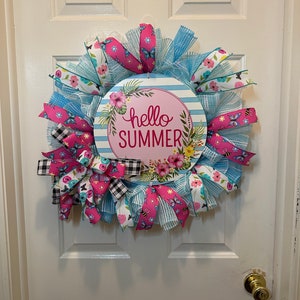 Hello summer wreath