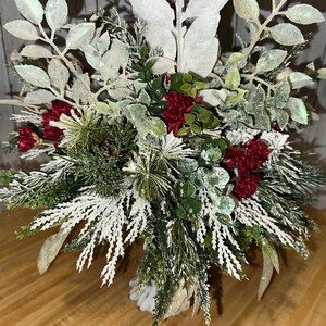 Vila Monie Floral O-Neck - Snow White Center Flower