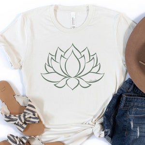 Lotus Breathe T-Shirt, Comfortable Yoga Top