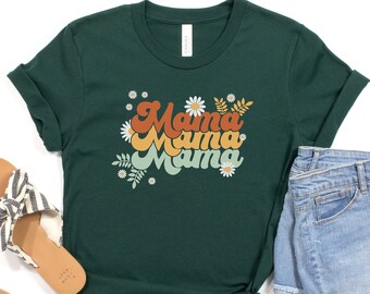 Mother's Day Vintage tshirt, retro MAMA shirt, Gift for Mom