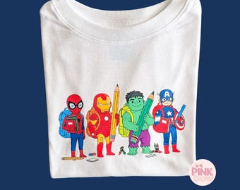 Back to School  Superhero T-Shirt | First Day of School T-Shirt | Superhero Tee | Back to School Tee | Back to School | Preschool T-Shirt