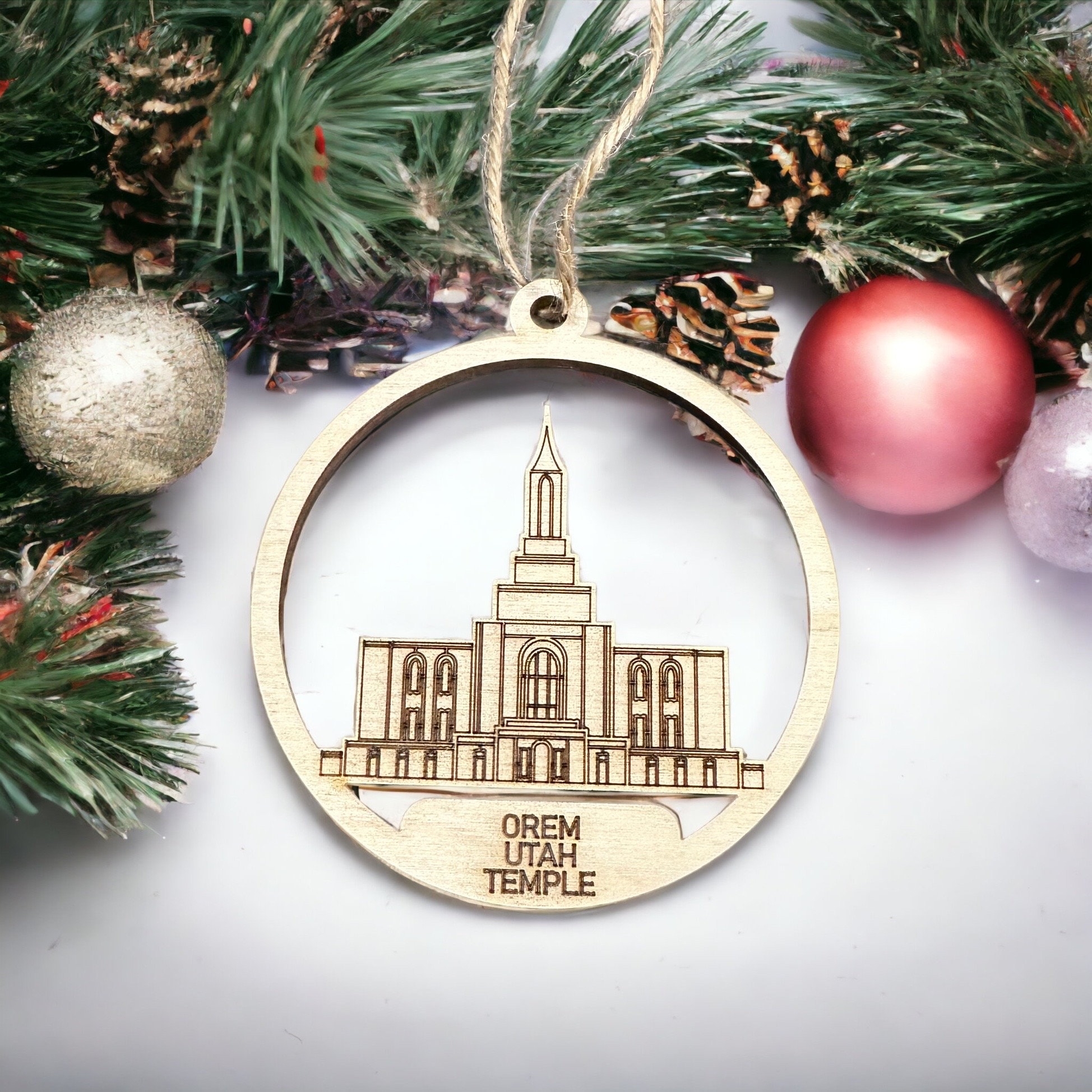 Eagle Mountain - Cedar Ornament Eagle Mountain - Cedar Ornament