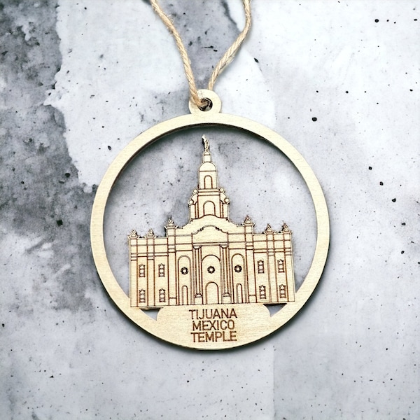 Tijuana Mexico Temple Ornament