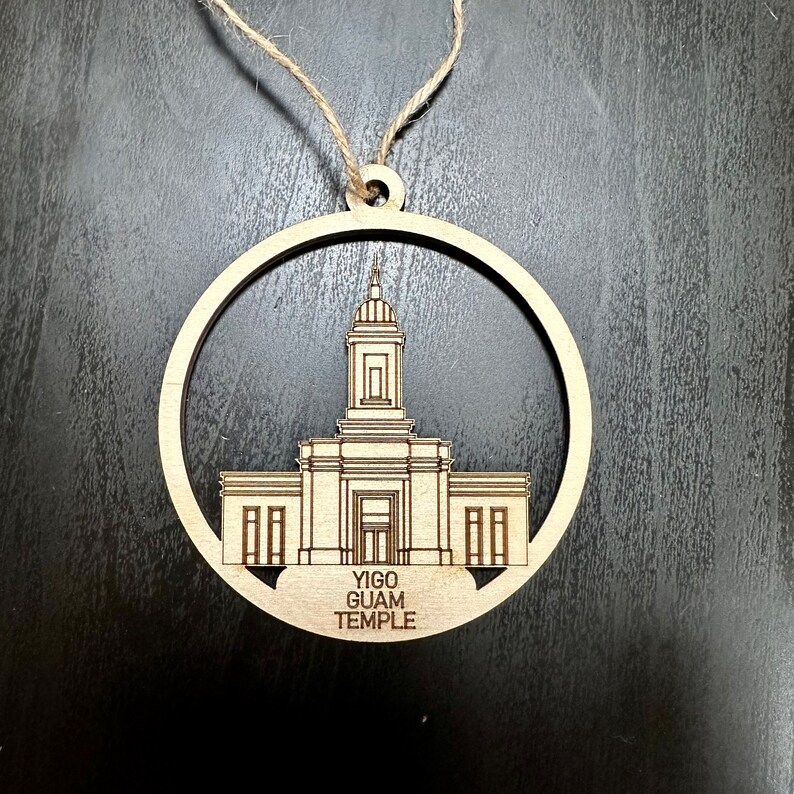 Yigo Guam Temple Ornament LDS Gift Mormon Gift Missionary Endowment