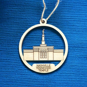 Nashville Tennessee Temple Ornament - LDS Gift - Mormon Gift - Missionary - Endowment - Temple Marriage - Sealing - Latter Day Saint Gift