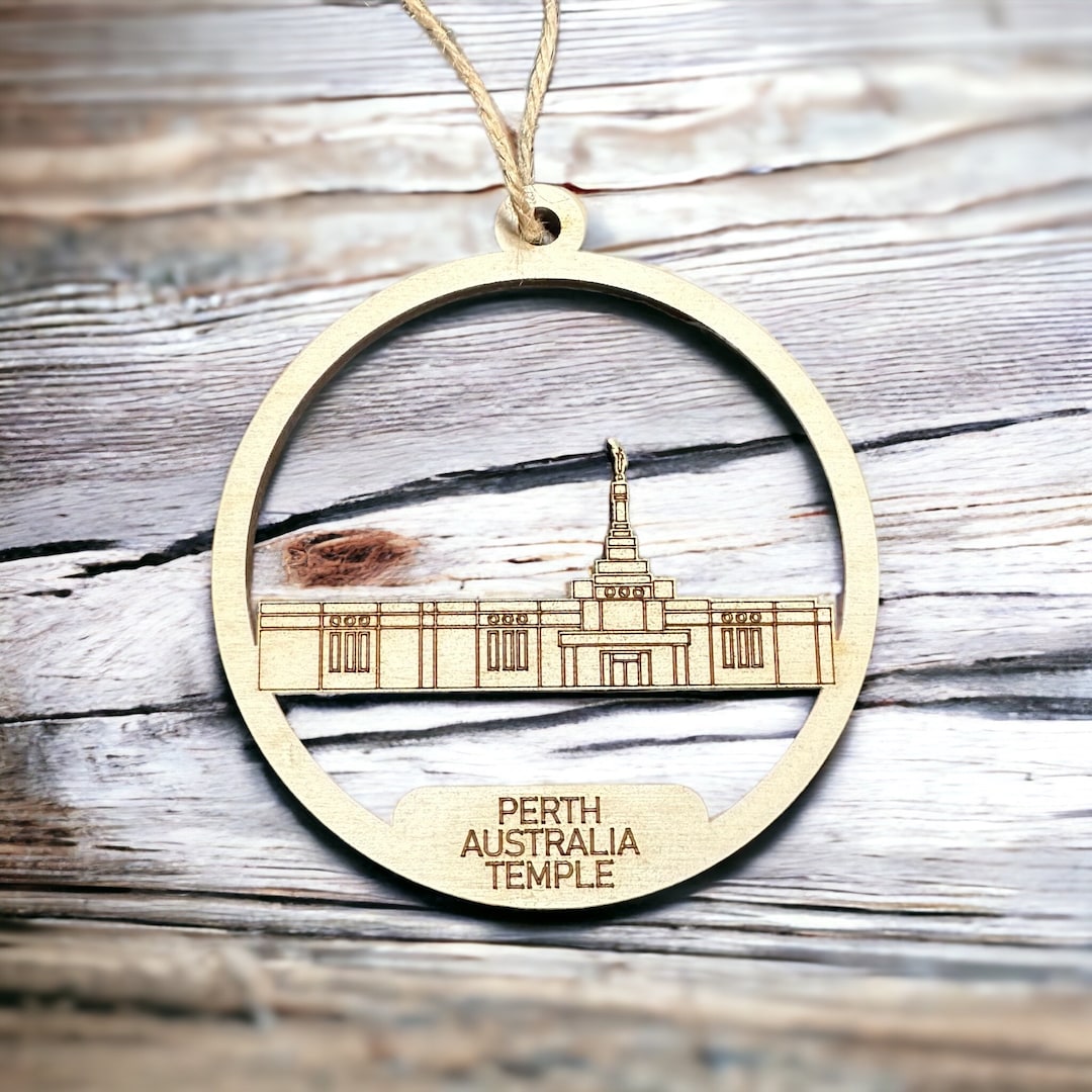 Perth Australia Temple Ornament Etsy
