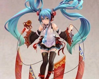 Hatsune Miku: Concierto Vocal Linda Figura de Anime / Modelos de Colección Muñecas Juguetes Vocaloid Kawaii Waifu Estatua de Anime Cumpleaños Niños para Regalos