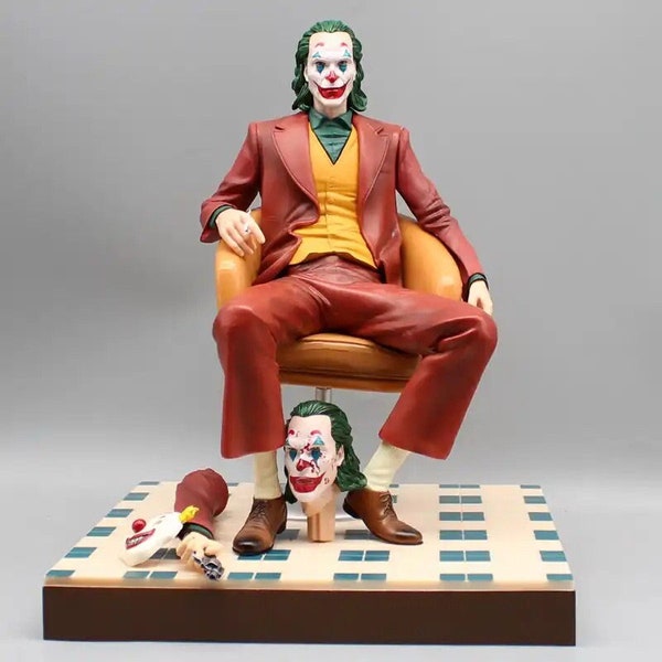Joker Joaquin Phoenix: The Dark Knight Payaso DC Figura de acción / Figuras de películas de anime Colección Modelo Muñeca Juguetes Decoración del hogar Regalo