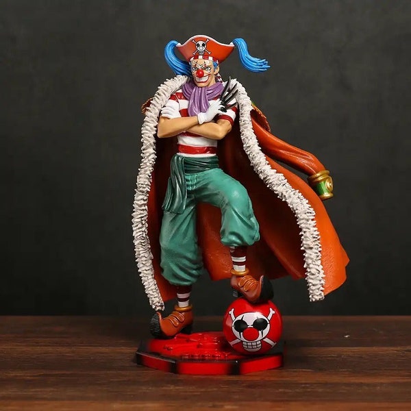 One Piece : Figurine animée Four Emperors The Clown Buggy | Statue d'anime Collection de figurines d'action Modèles de poupée Jouets Cadeaux d'anniversaire