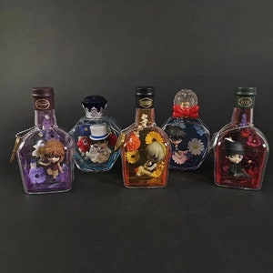 Detective Conan: Conan Edogawa Ai Shuichi Akai Furuya Rei Flower Episodio 5 unids/set Figuras de acción de anime / Modelos de colección Juguetes de muñecas imagen 6