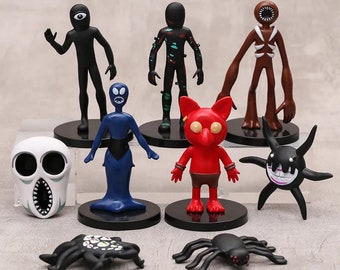 9 pièces/ensemble Roblox Game Doors Timothy Spider Screech Seek Glitch El Goblino Monster Figurines d'action/Collection modèle poupée jouets pour cadeaux