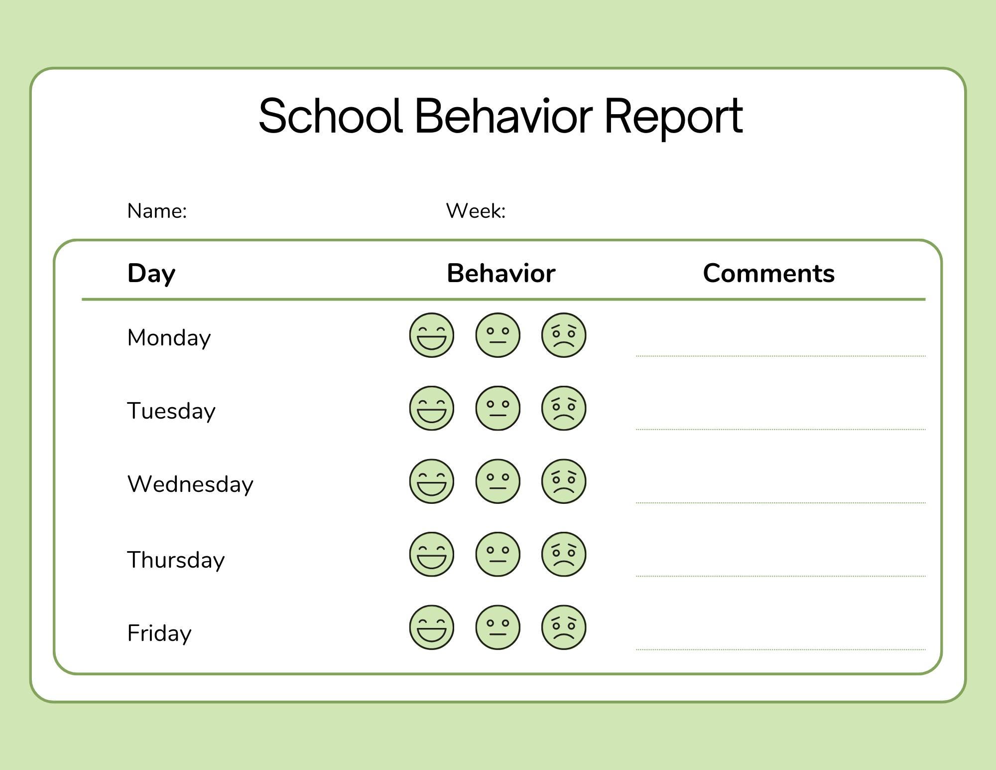 Printable Kids Reward Chart Kindergarten Behavior Reward Chart Autism Sticker Chart Teacher ...