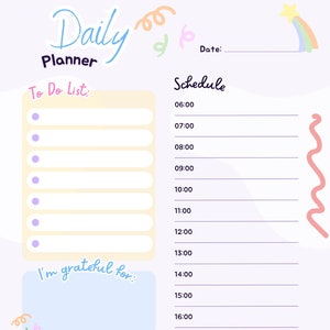 Planejador diário para ajudar a controlar as coisas.
