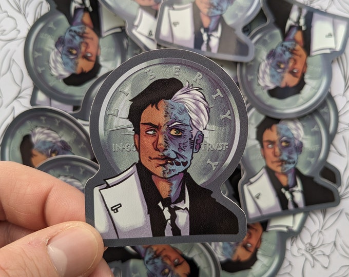 Two-face 2.5 Sticker - Etsy