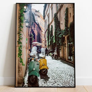 Poster di Roma, stampa di viaggio in Italia, poster su carta opaca premium, arte di viaggio a Roma, arte murale di Roma, viaggi in Italia, arredamento per la casa a Roma, regalo di viaggio