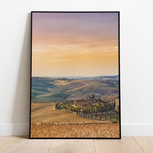 Scenic Tuscany Landscape Wall Art - Captivating Views of the Italian Countryside. Digital Download. Home or Office Decor for Travel Lovers.