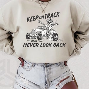Hot Rod Crewneck Sweatshirt, Biker, Car Club, Road Trip, Rat Rod, Outlaw, Car Show.