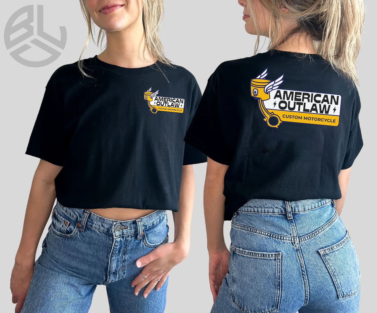 American Outlaw, Biker Shirt, Motorcycle Shirt, Harley Shirt, FTW shirt, Outlaw Shirt,