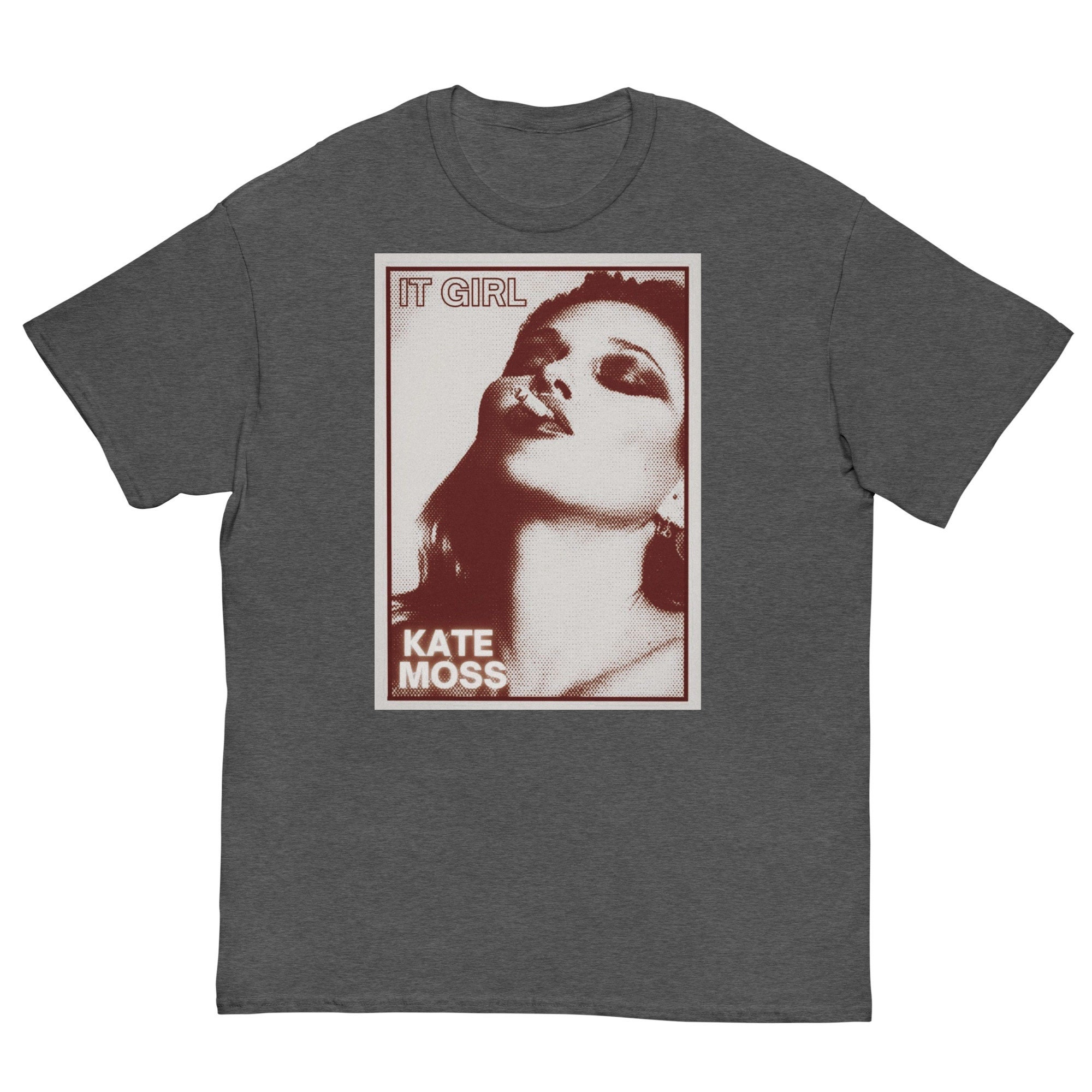 T shirt kate moss moustache 2025