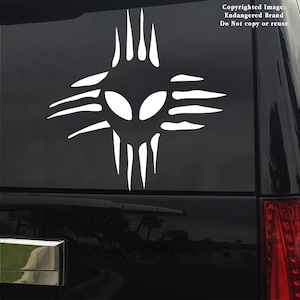 NM Zia Alien B-stickersticker