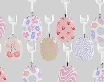 Y2K Aesthetic AirPod Max Cases Cover | Retro | 2000s | Trendy | Girlhood | Cherry| Strawberry | Floral | Pastel | Kawaii | Cute | Headphones